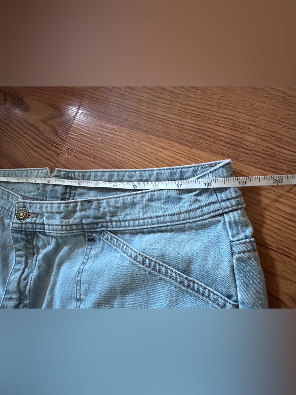 CJ Banks Light Blue Denim Cropped Jeans - Picture 10 of 10